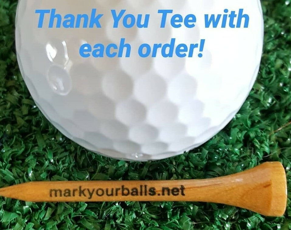 Golf Ball Stencil for Simulators - Mark Any Golf Ball for Indoor & Outdoor Use