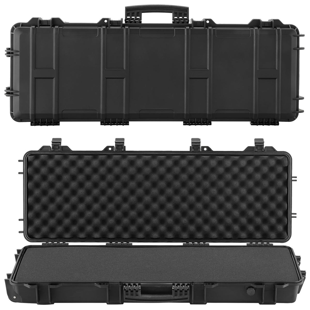 Waterproof Rifle Case with Custom Foam Storage - IP67 Black