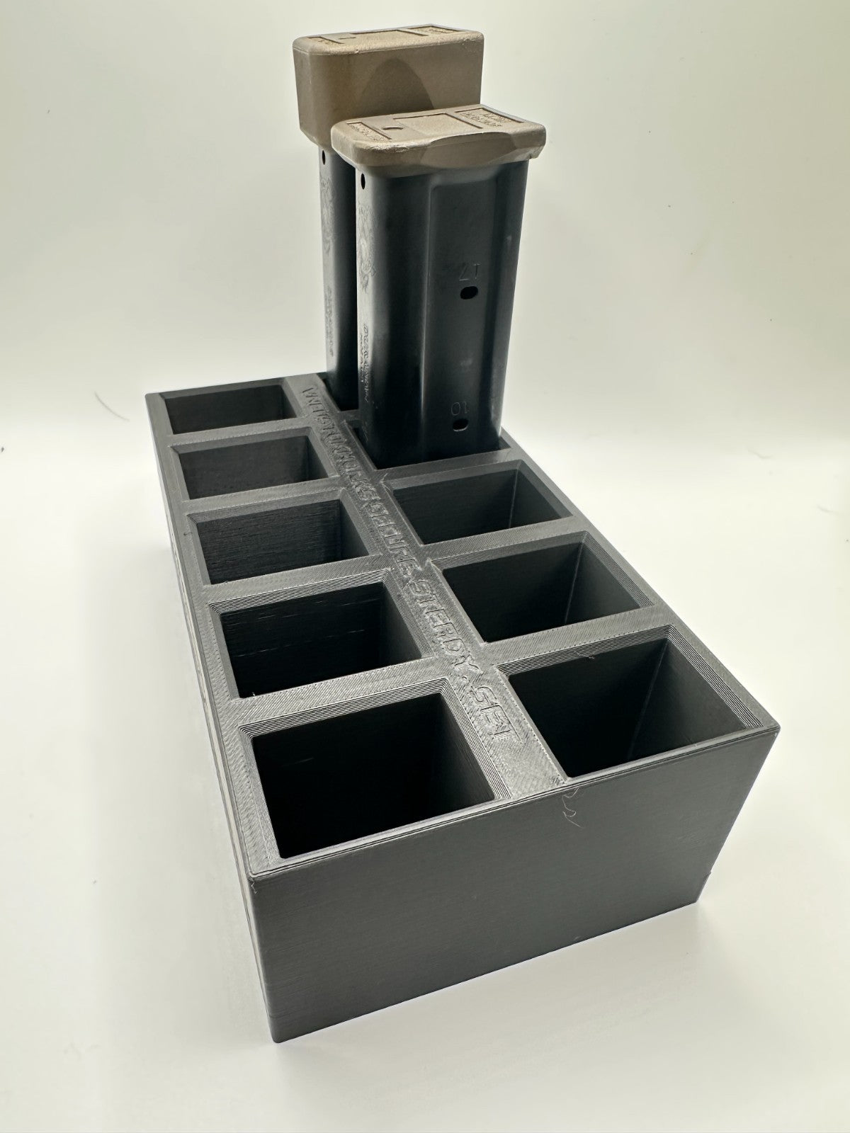 Heavy Duty 10-Slot Magazine Holder for 1911 Double-Stack Magazines