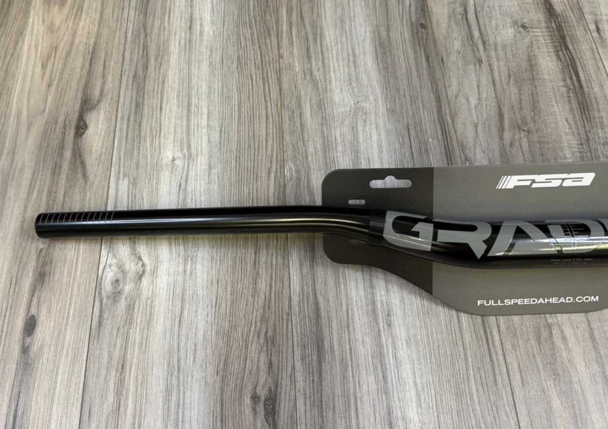 FSA Gradient Riser MTB Handlebar 35x25x800mm Alloy Black Enduro Trail