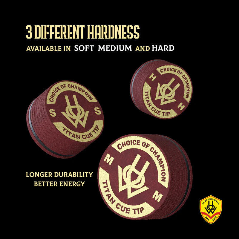 How Titan Soft 9-Layer Pool Cue Tip – 1 Tip, Hardness Soft