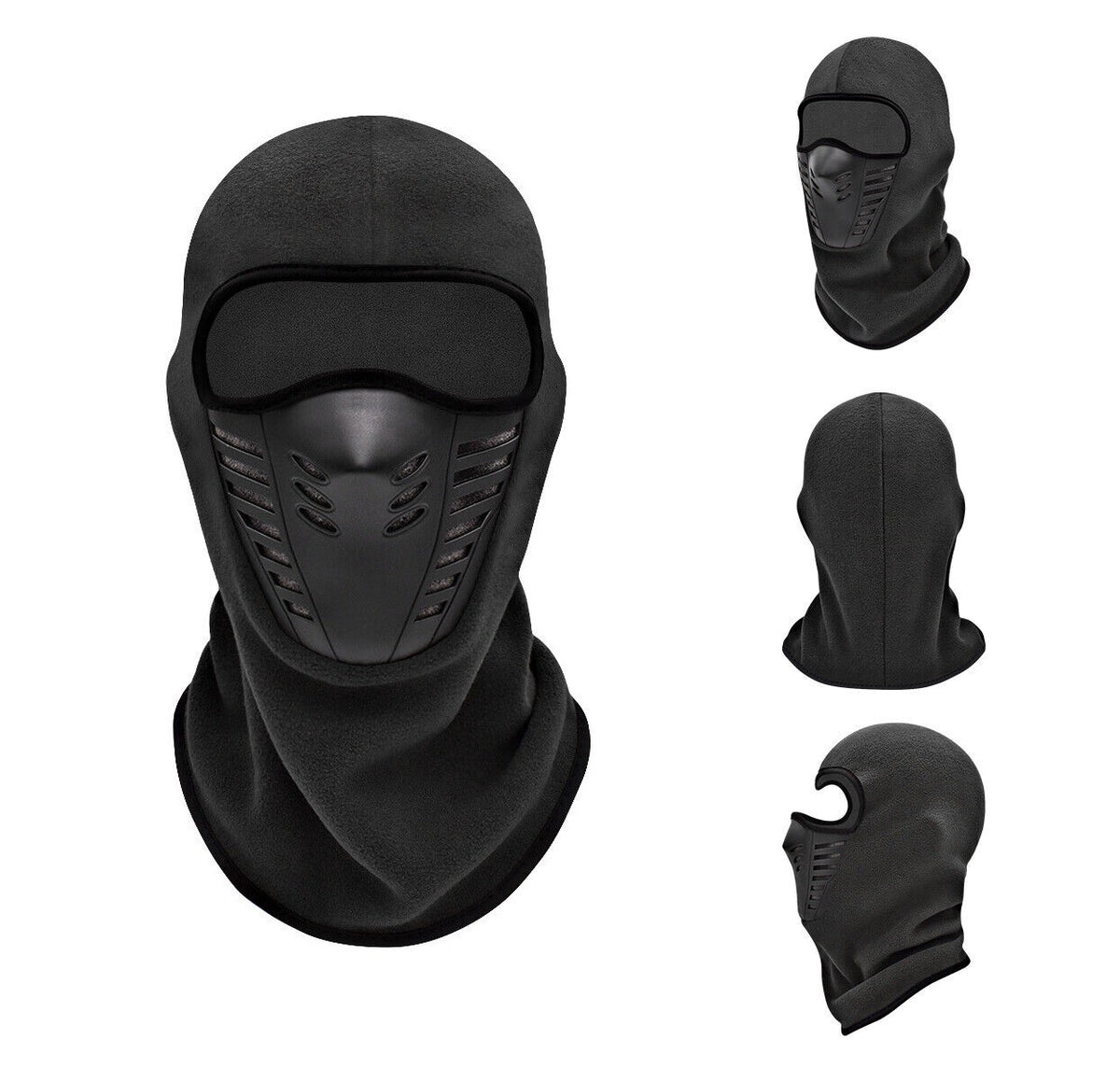 Full Face Ski Mask Balaclava Windproof Fleece Neck Warmer for Winter Outdoor Activities