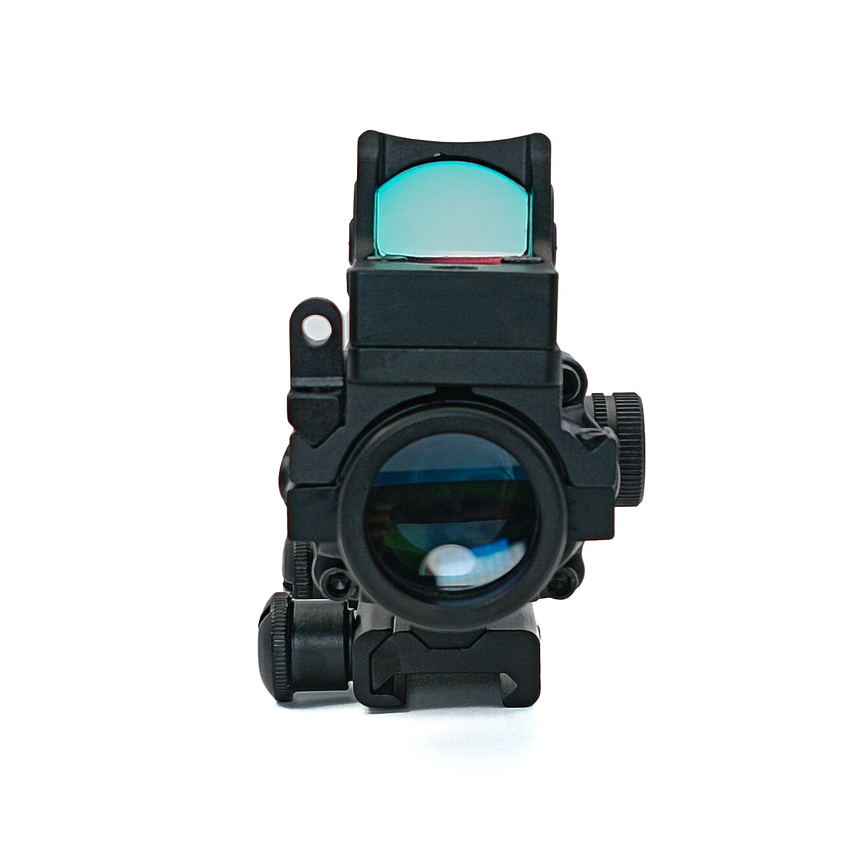 4x32 Red Fiber Optic with Chevron Reticle Shockproof Durability