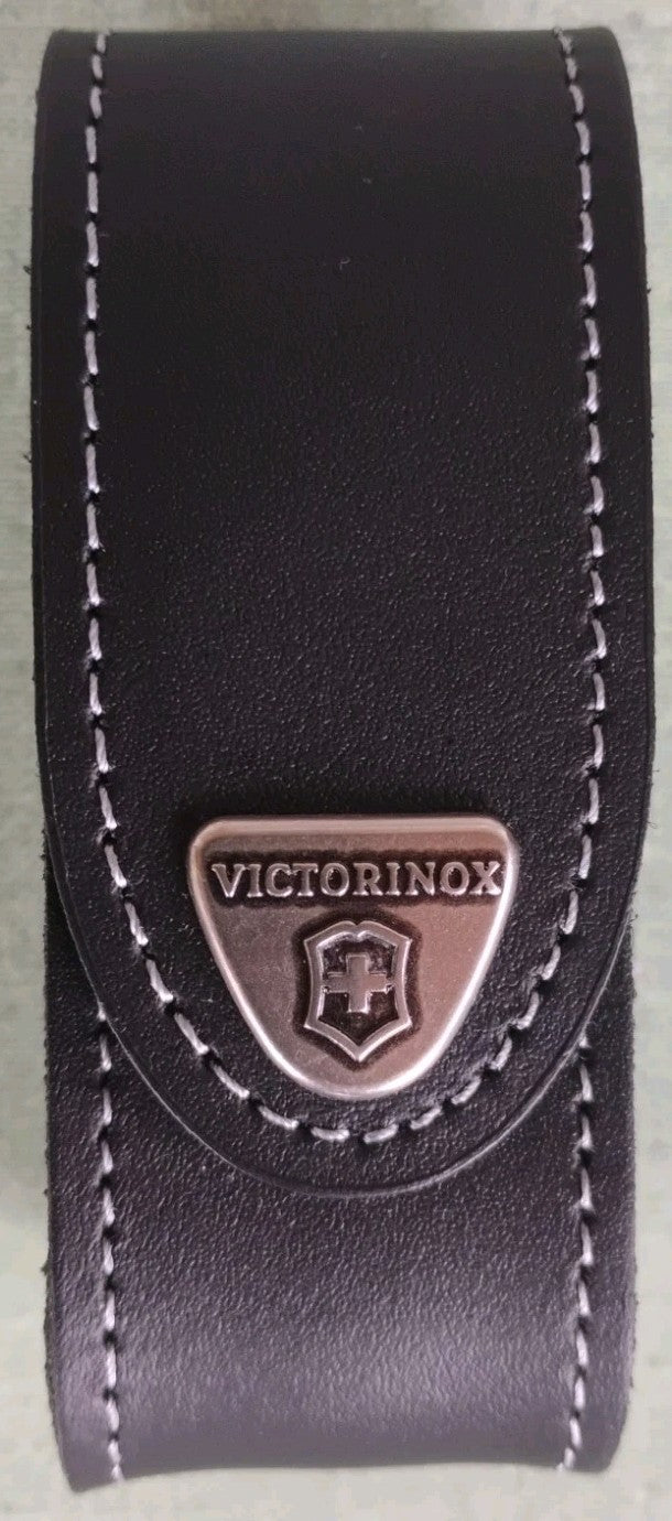 Victorinox Swiss Army Leather Knife Belt Pouch 94mm x 41mm Black