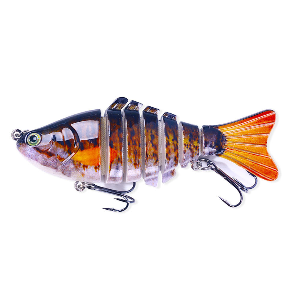 15pcs Multi Jointed Lifelike Fishing Swimbaits for Bass Trout Walleye
