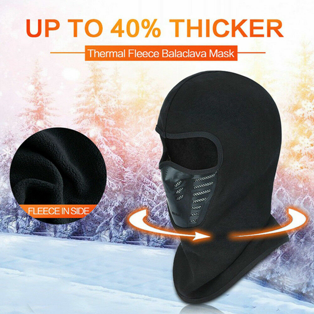 Windproof Fleece Neck Warmer Mask for Ski Snowboard Cold Weather