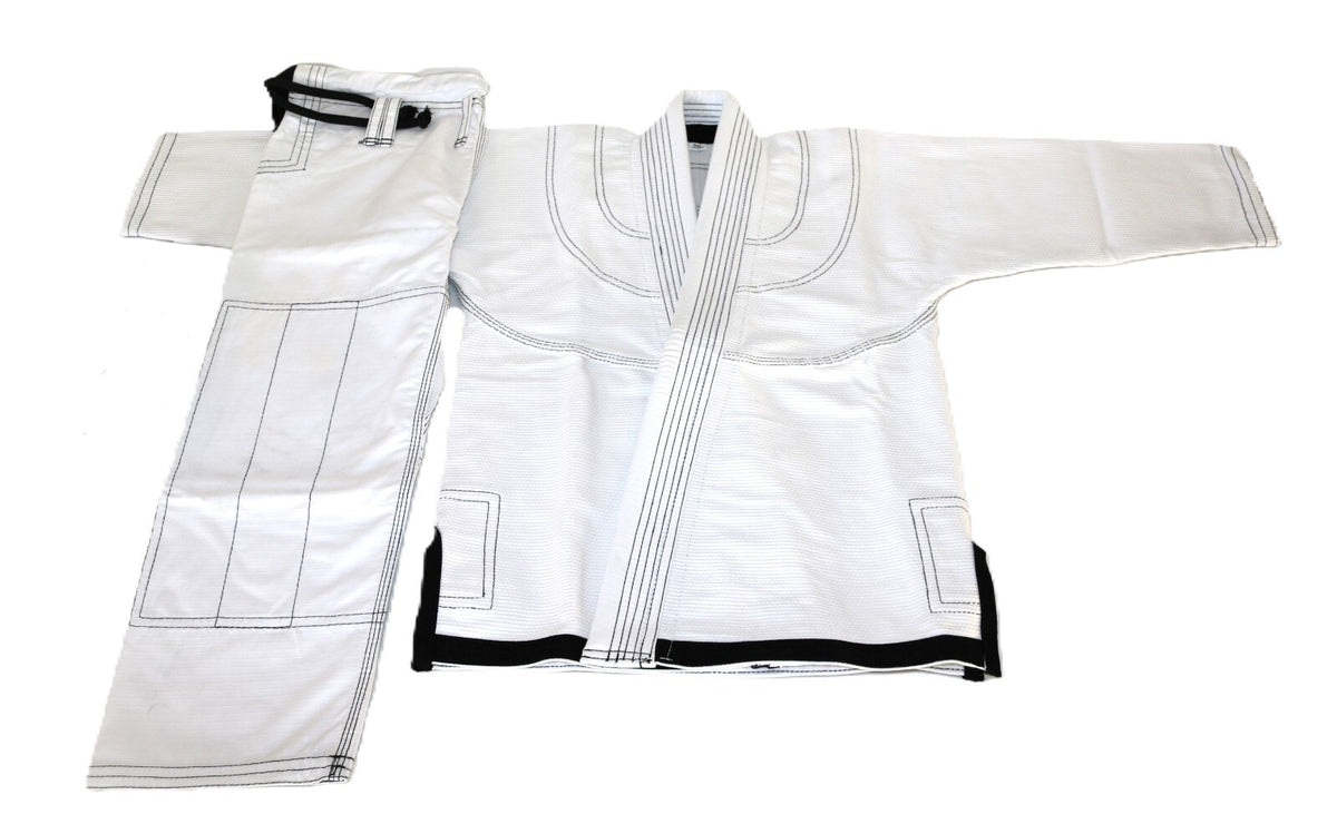 Brazilian Jiu Jitsu Gi Uniform with Free Belt - Classic Contrast Stitching