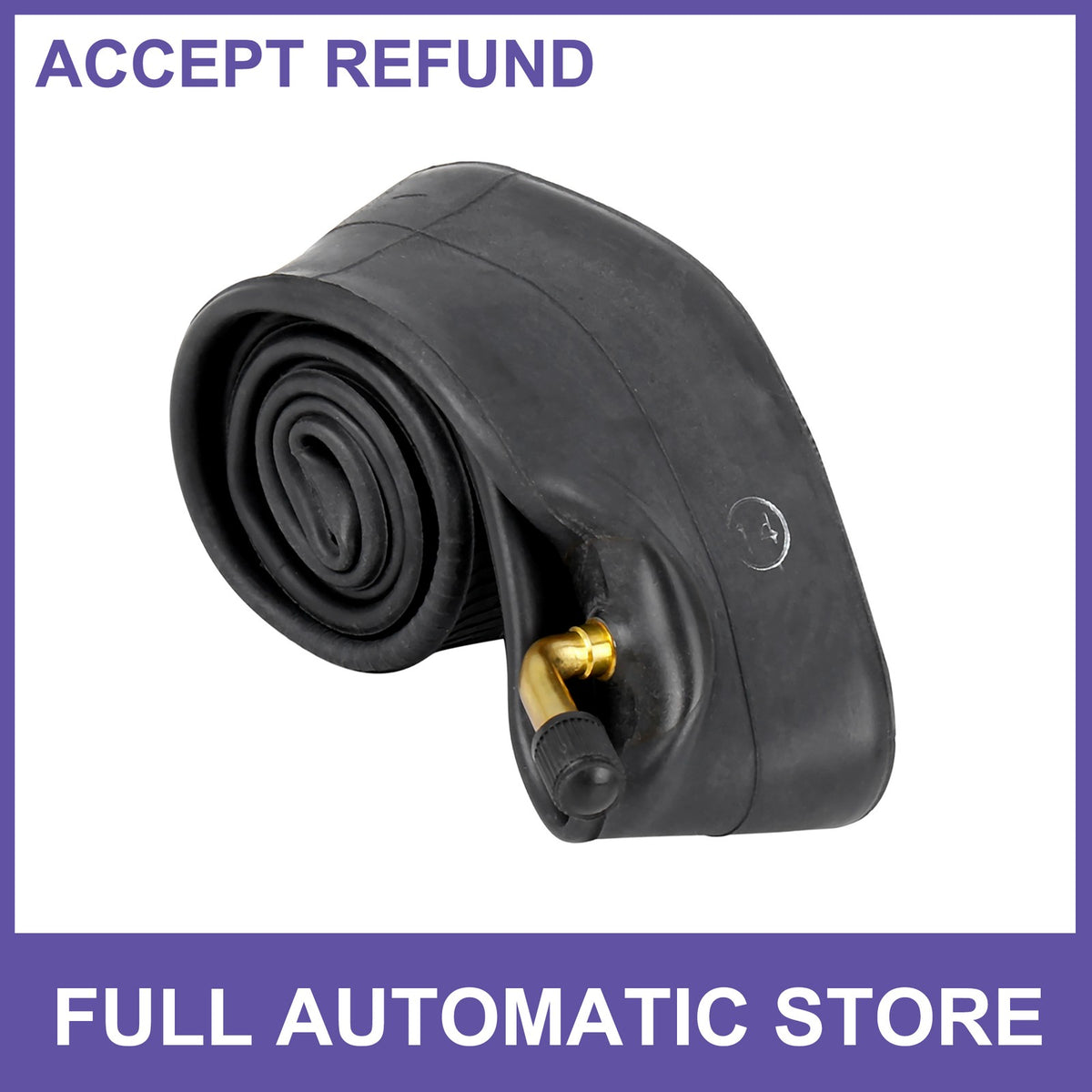 14x2.125 Inch Bicycle Inner Tube with Bent US Valve for MTB, Road, Folding Bikes