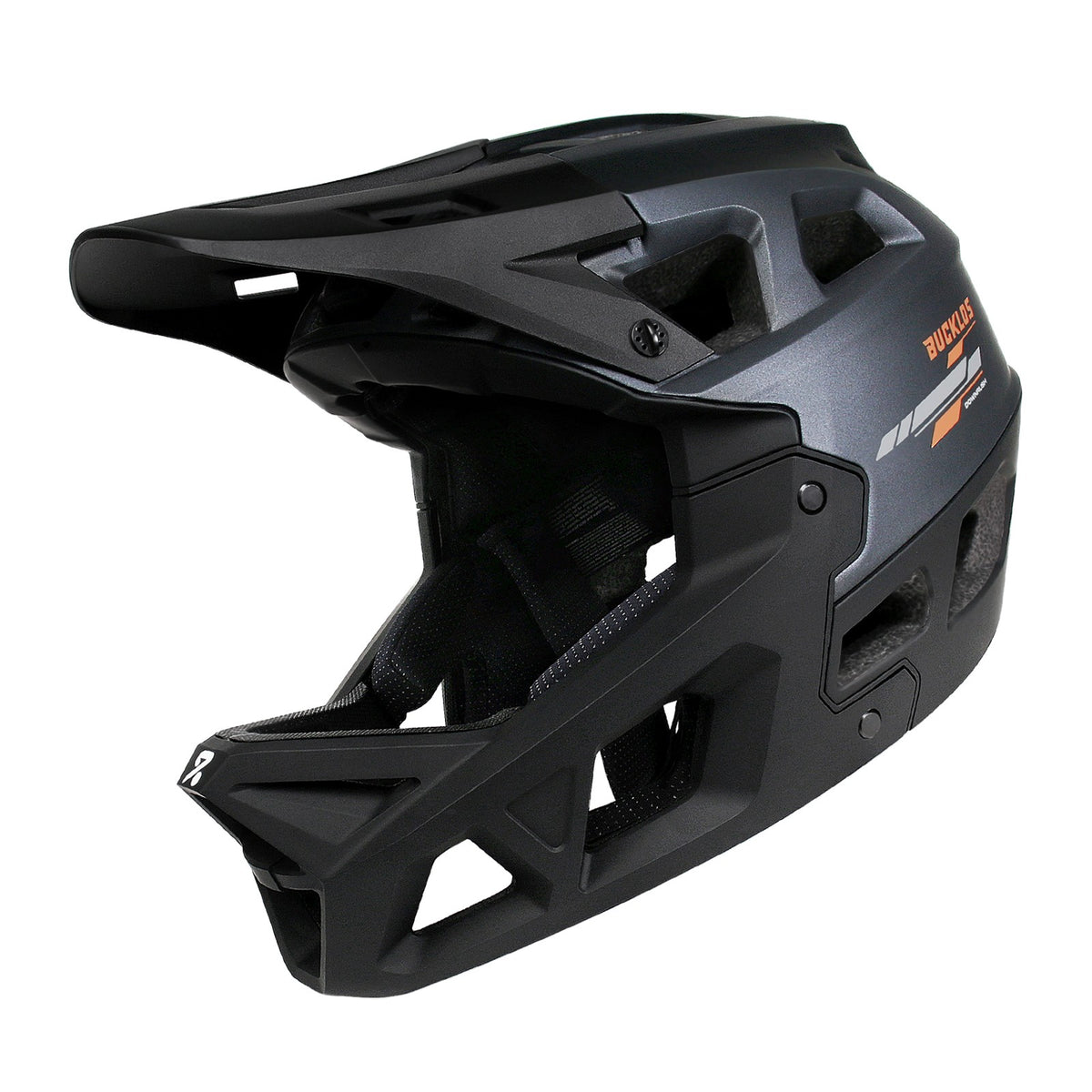 Full Face Mountain Bike Helmet for Adults - Adjustable MTB Helmet 55-61cm