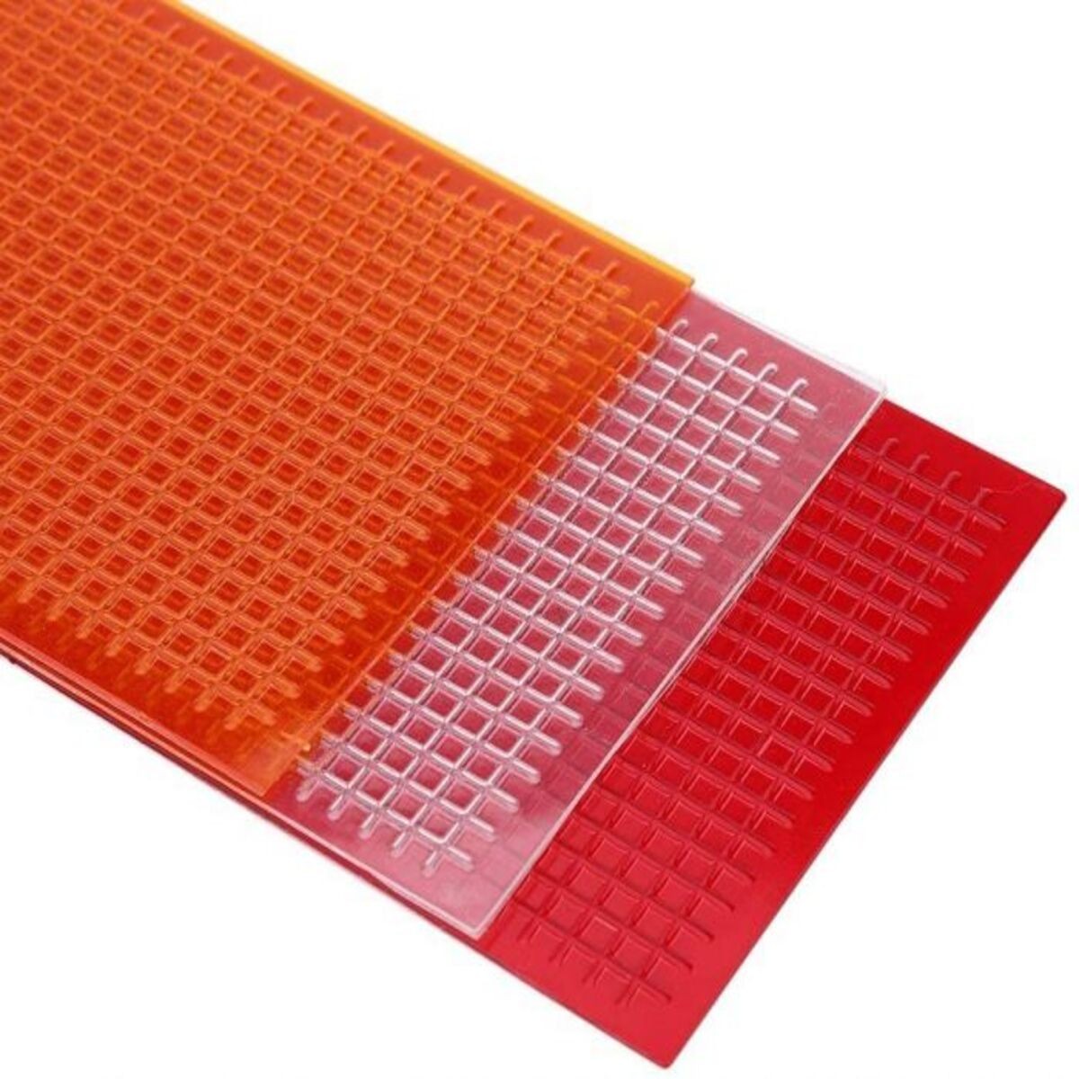 Car Light Crack Repair Film Set - 3 Red LED Light Films for Car Lights