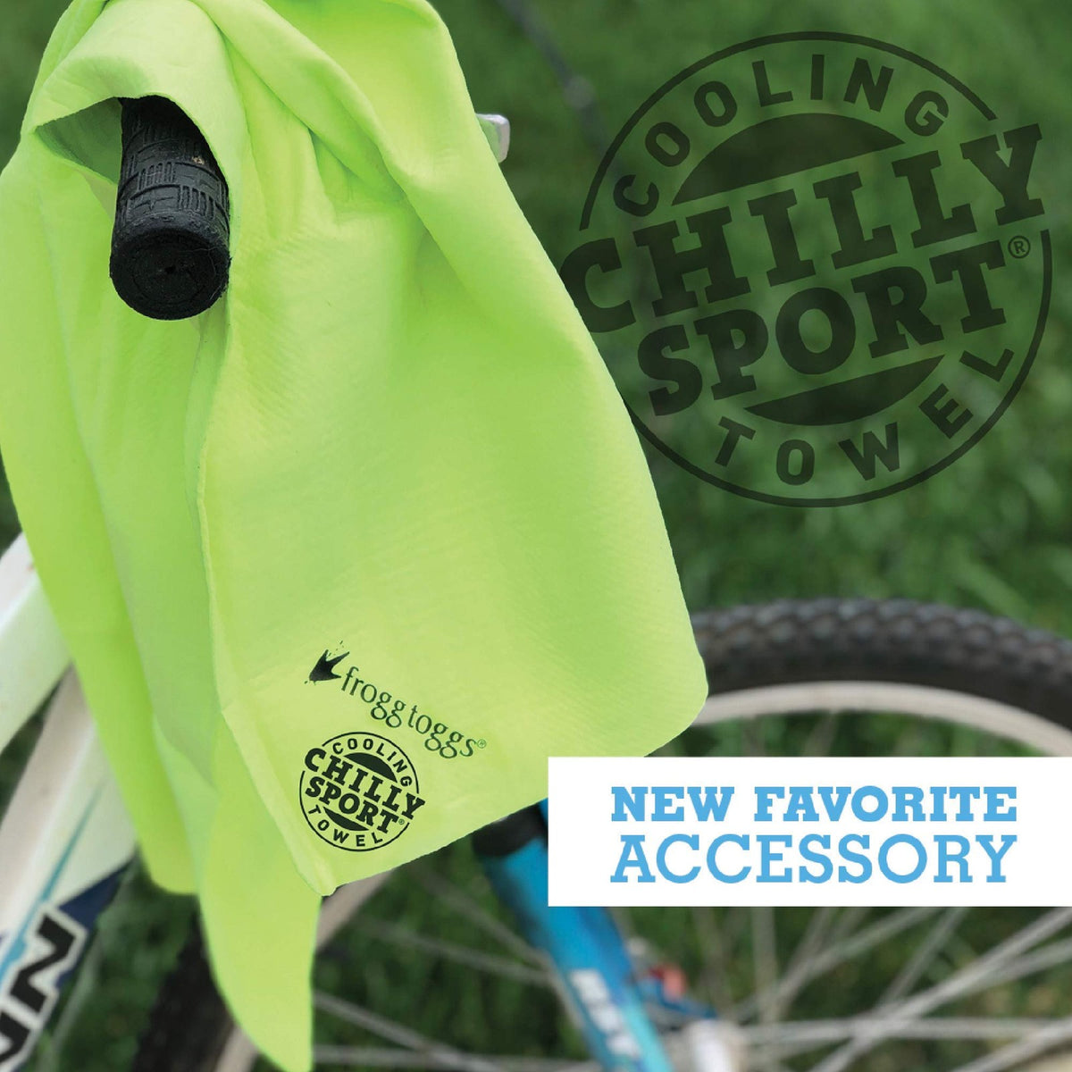 Cooling Neck Wrap & Head Band for Outdoor Activities - HiVis Green