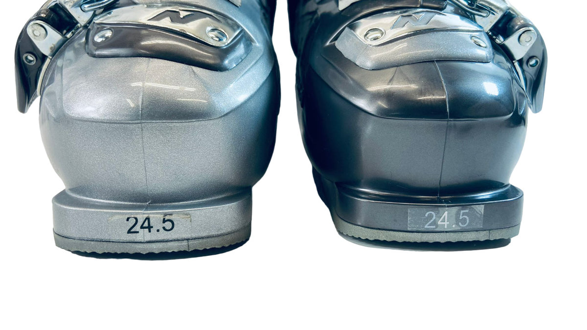 Nordica Women's One 40 Tandem Ski Boots - Dark Grey Silver, Size 24.5