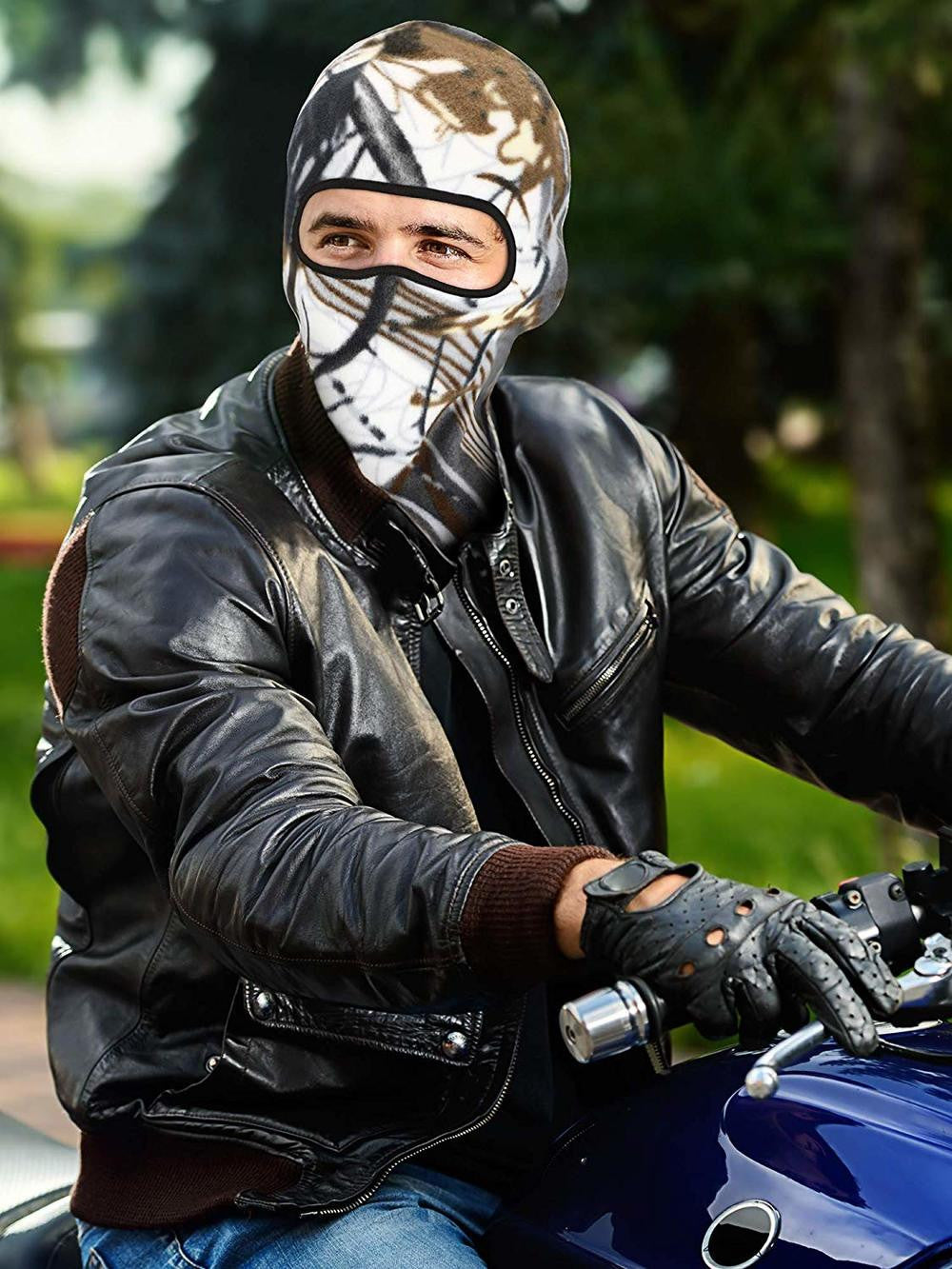 Full Face Mask Winter Balaclava Sun Mask Neck Gaiter Windproof Ski Mask for Outdoor Sports