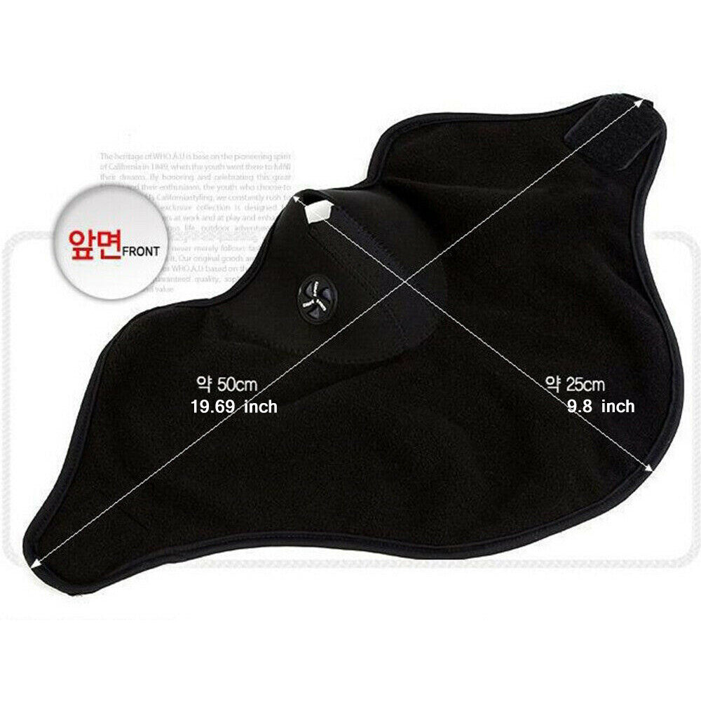 Winter Fleece Face Mask Face Cover & Neck Gaiter for Outdoor Activities
