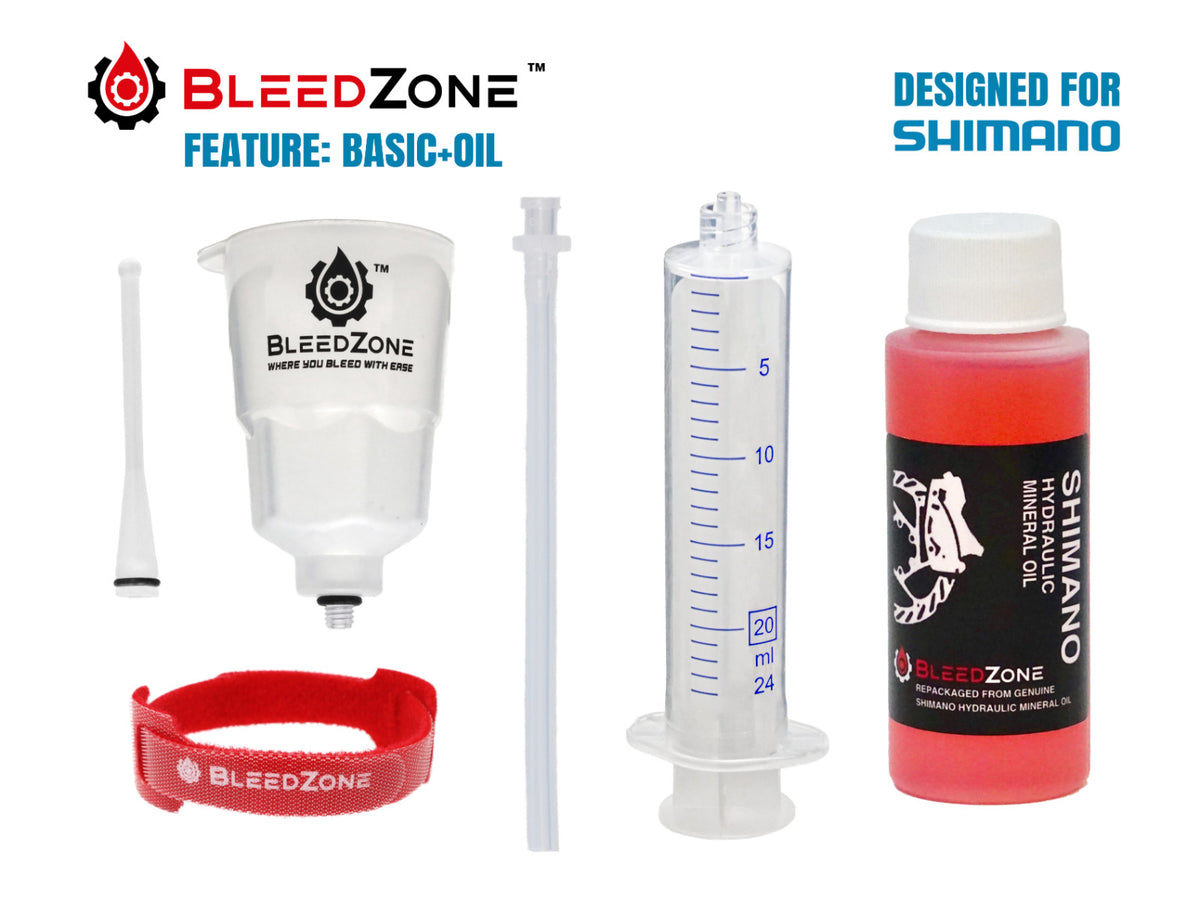 Bike Brake Bleed Kit for Shimano Hydraulic MTB Brakes with Mineral Oil