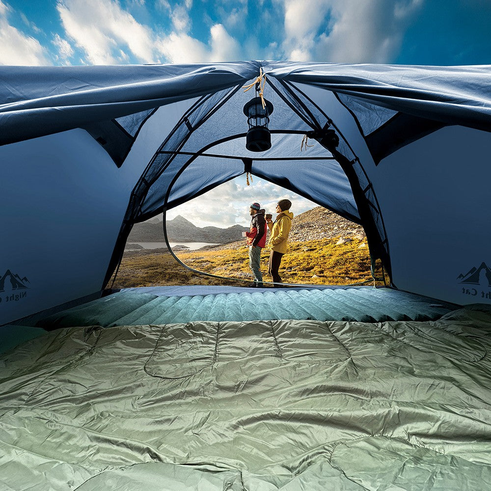 2 Person Waterproof Backpacking Tent with Aluminum Frame for Camping and Hiking