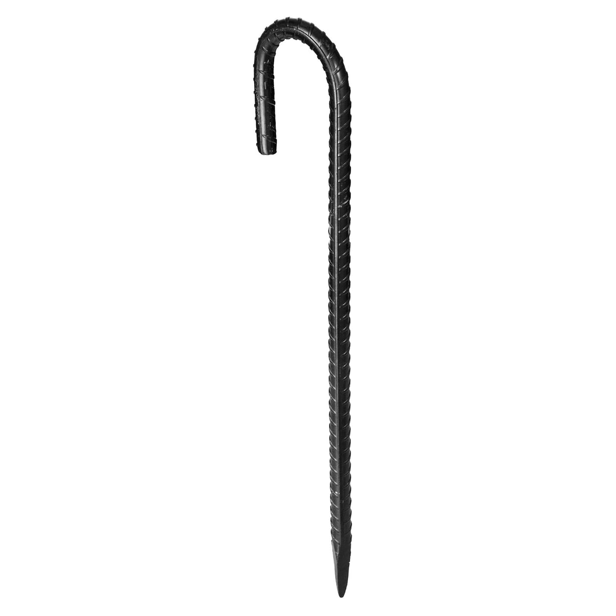 Heavy Duty Galvanized Steel Rebar Stakes 12 Inch 16 Pack Ground Anchors