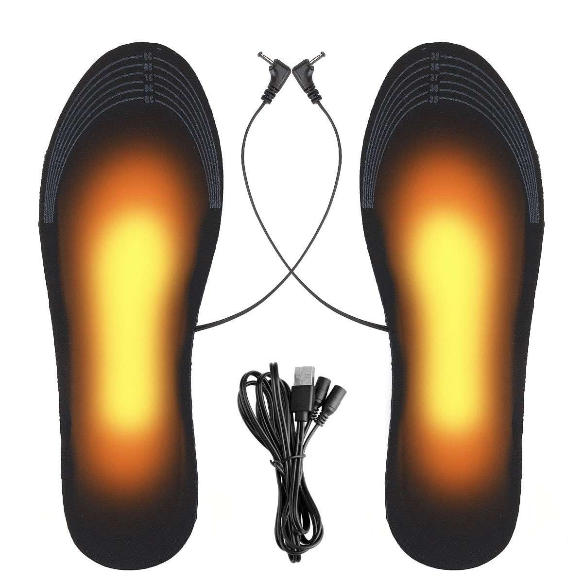 Rechargeable Heated Insoles for Winter Foot Warmth, Unisex, Cuttable