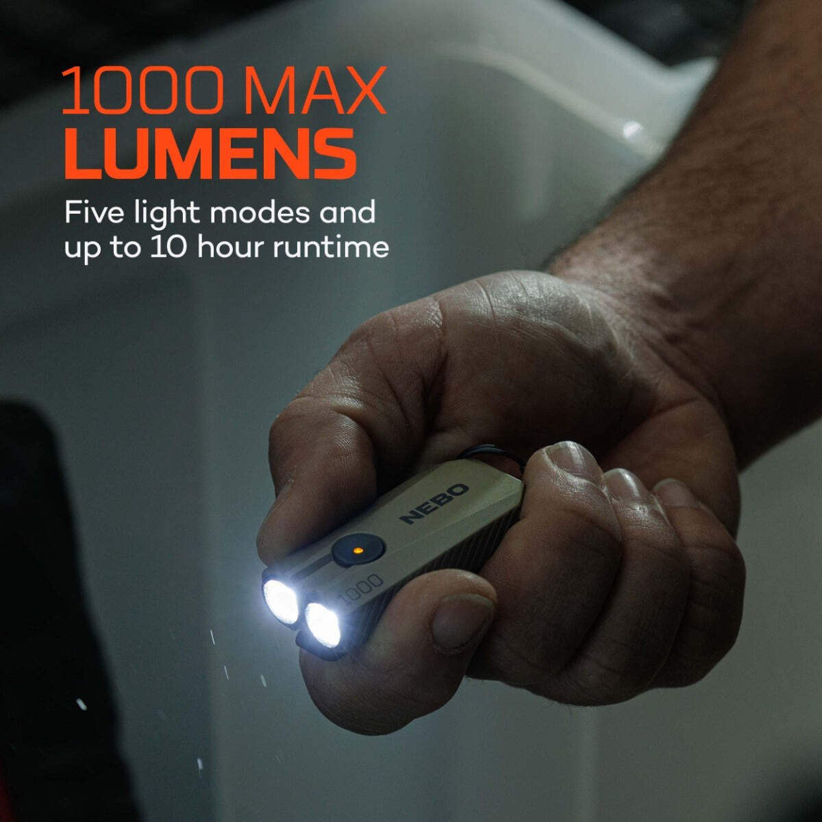 Rechargeable LED Pocket Light with Magnetic Base and USB-C Charging