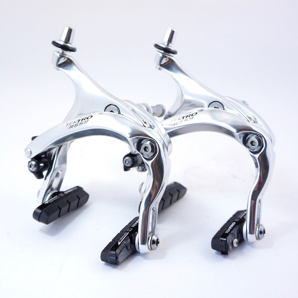 Long Reach Caliper Brake for Bikes 55-73mm Recessed Nut Dual Pivot Forged Aluminum