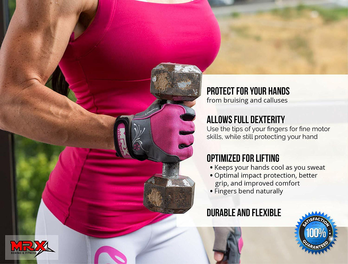 Women’s Weight Lifting Gloves for Gym & Training - Durable & Flexible Fitness Gloves