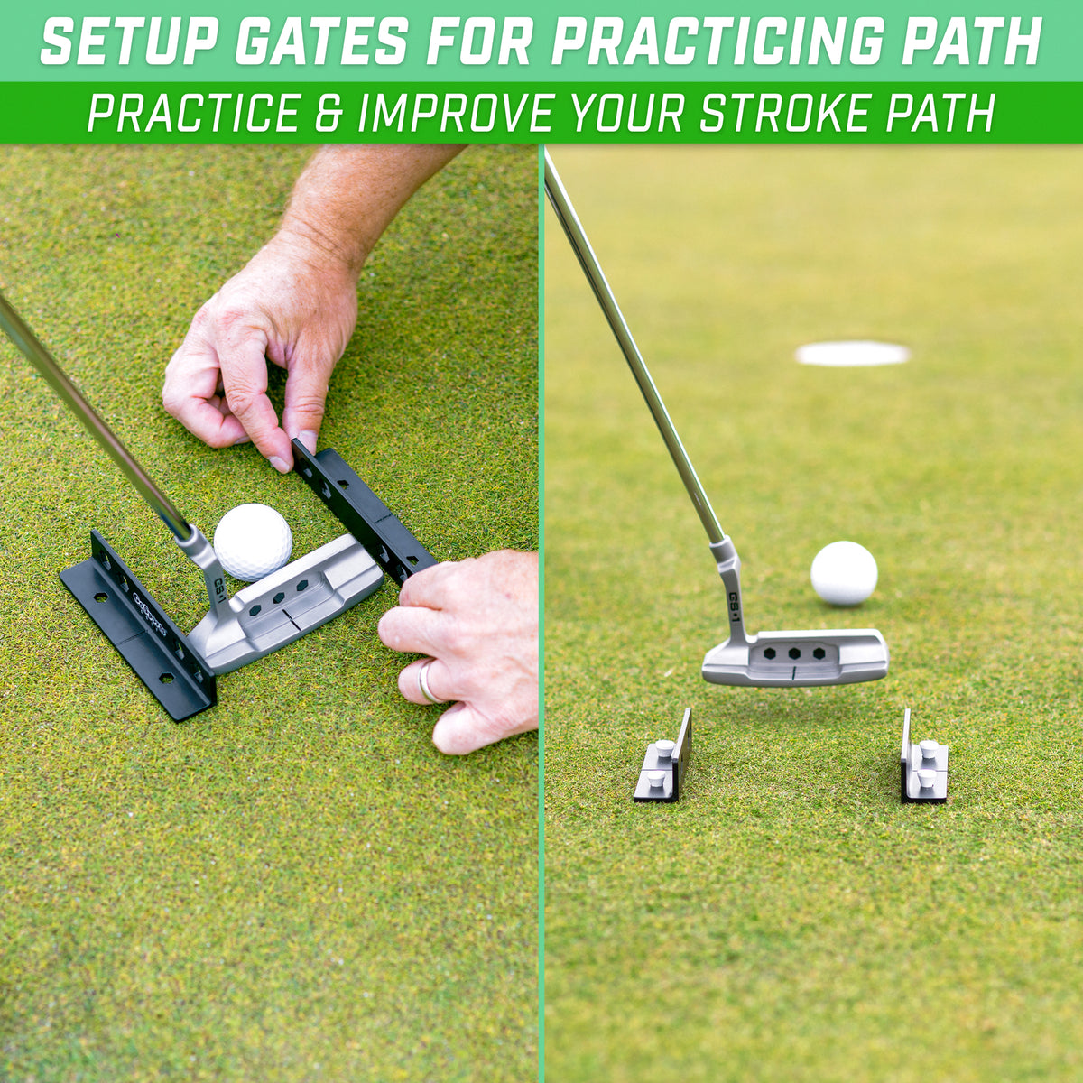 Golf Putting Alignment Stencil and Gate System for Improved Stroke Accuracy