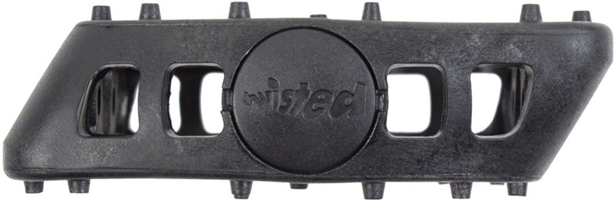 Odyssey Twisted PC Pedals - Platform, Plastic, 1/2" Spindle, Black