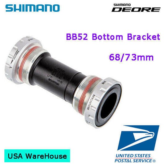 Shimano Deore SM-BB52 BSA Hollowtech II Mountain Bike Bottom Bracket 68/73mm