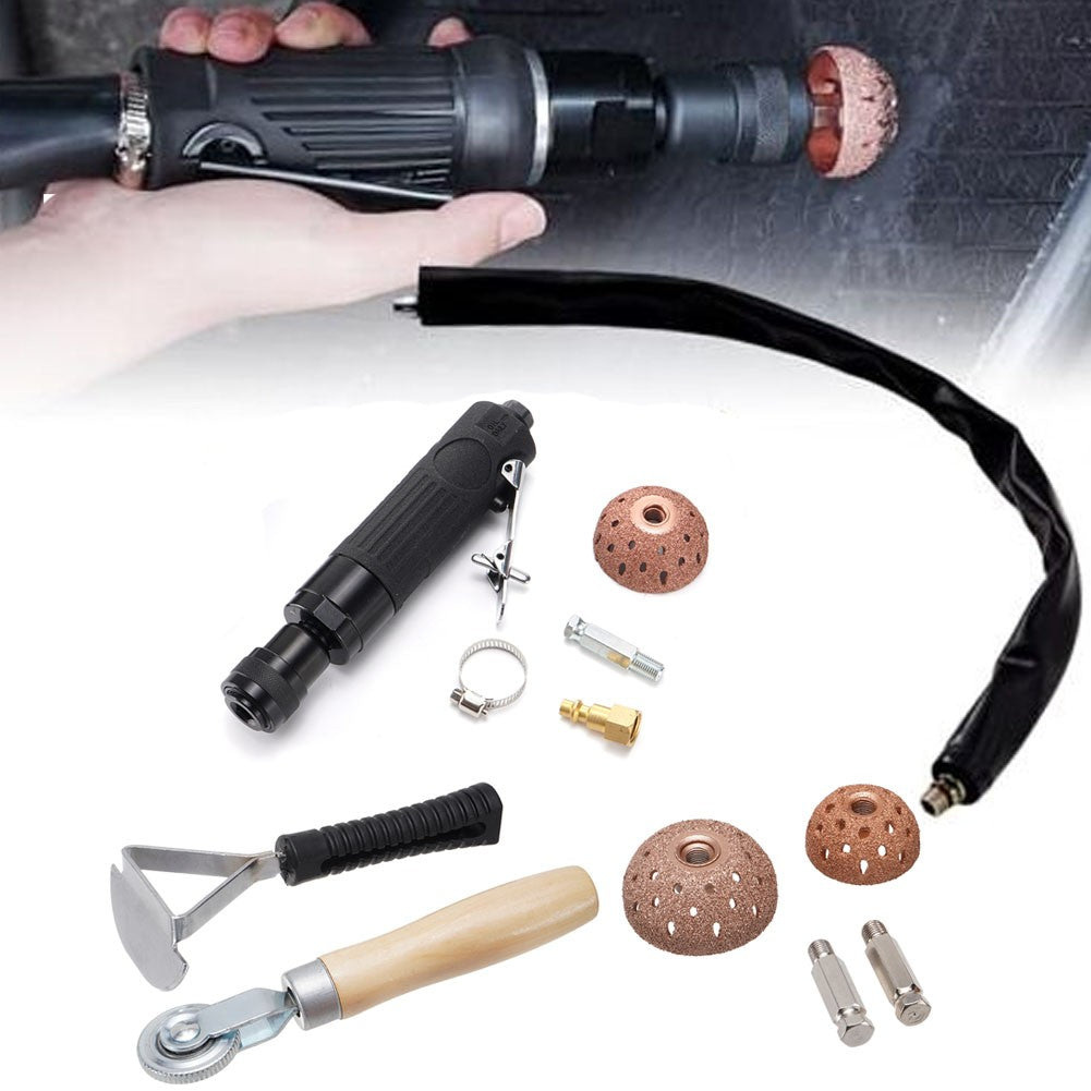 Air Tire Repair Polish Patch Tools with 2500rpm Low Speed Air Buffer