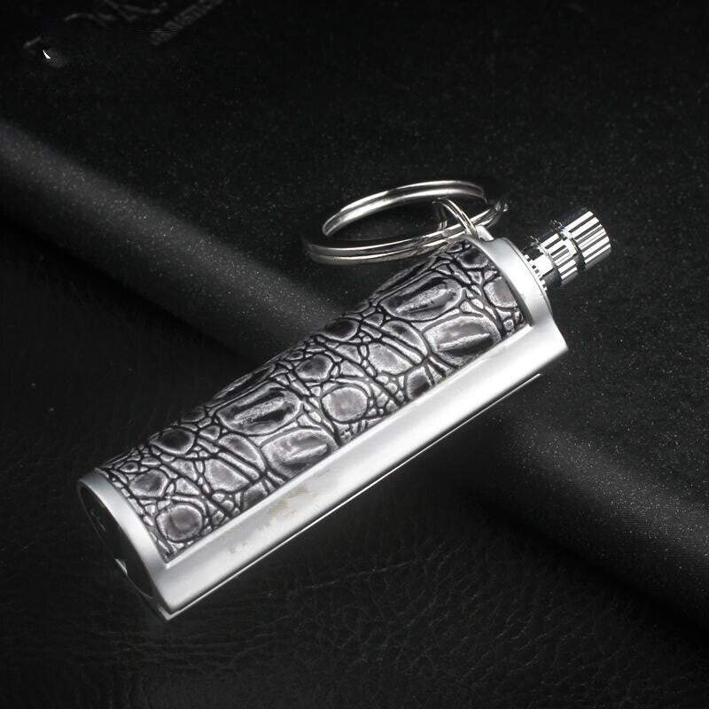 Permanent Match Keychain Lighter - Waterproof Metal Fire Starter for Camping & BBQ