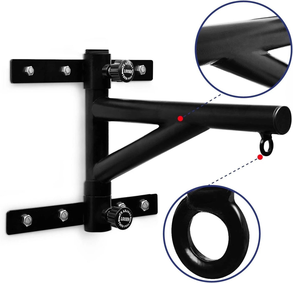 Heavy Bag Wall Mount Hanger with 180° Rotation for Boxing MMA Training