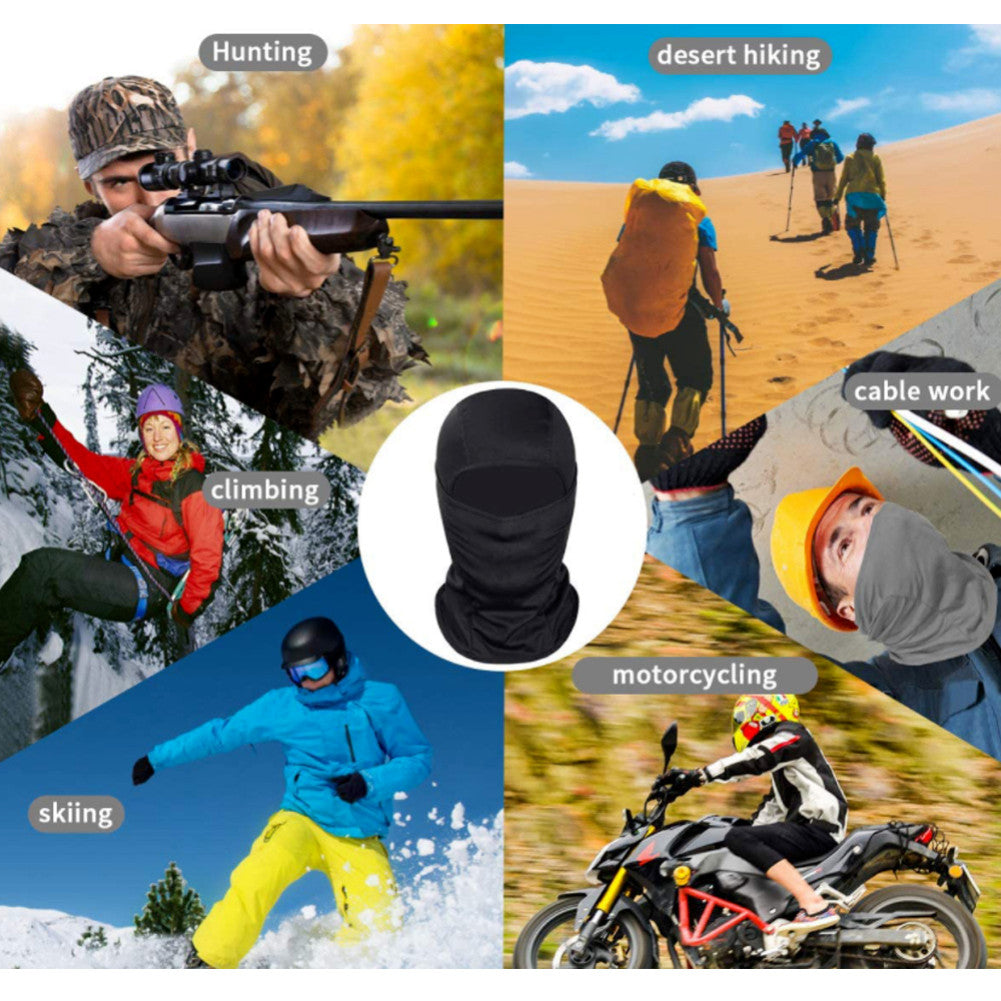 Breathable Full Face Mask for Outdoor Sports and Halloween Costume - Unisex Balaclava