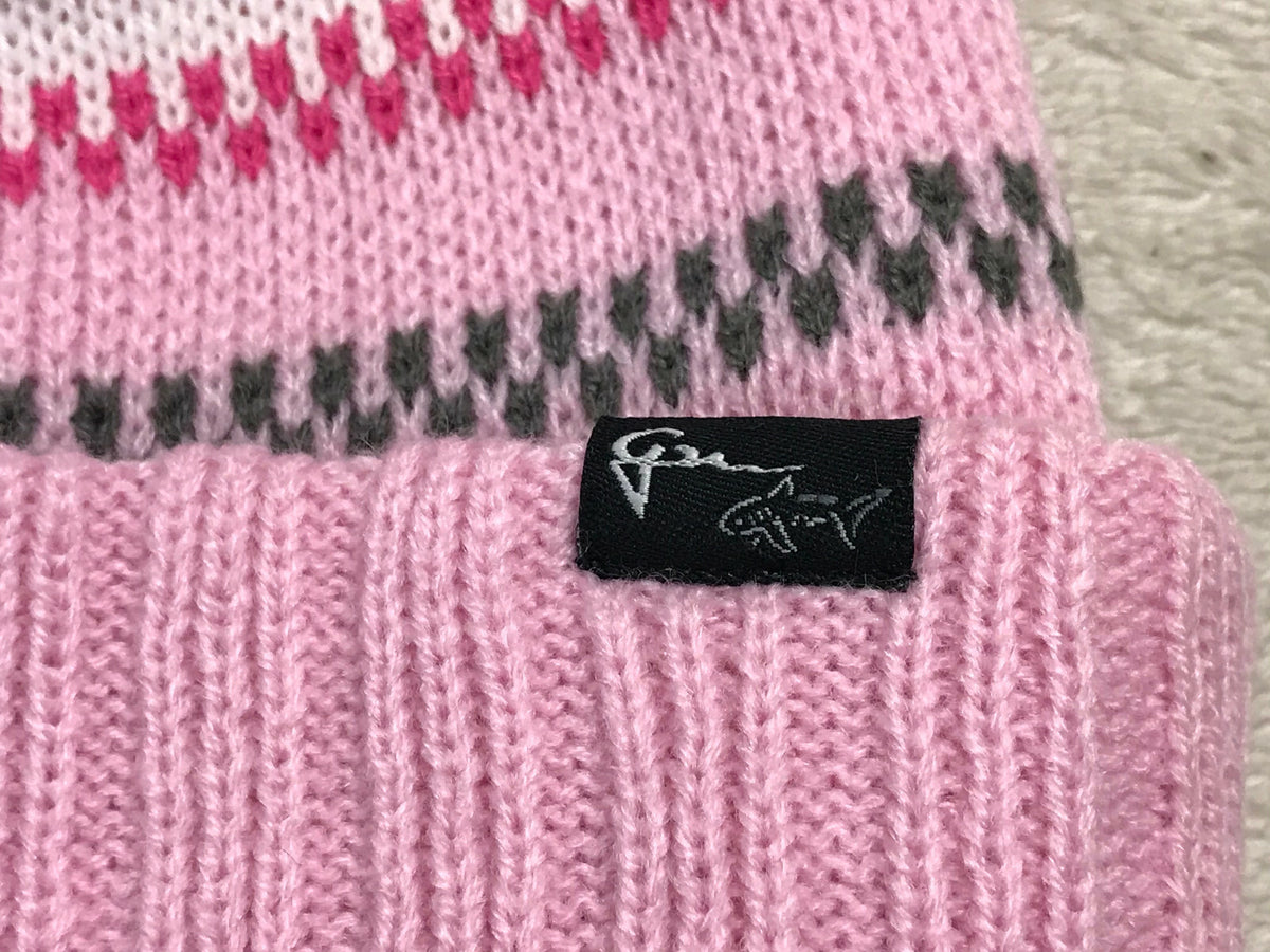 Pink Beanie Hat Lot of 5 Reebok Shark Attack One Size New