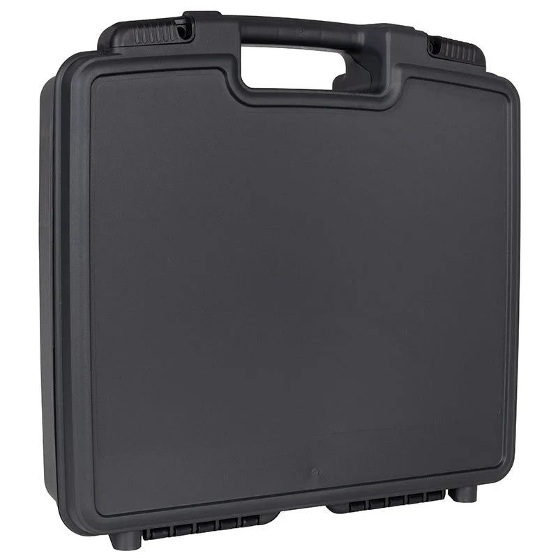 15 Black Storage Case with Removable Tray and Dividers for Organizing