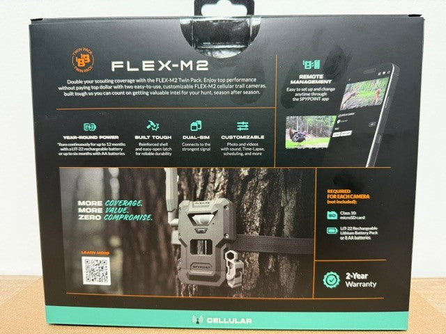 Cellular Wireless Game Camera 32MP Dual-SIM 2 Pack for Hunting & Wildlife Monitoring