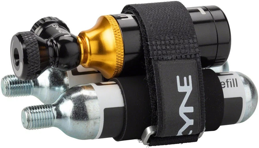 Cycling CO2 Inflator and Tubeless Tire Repair Kit with 2 Cartridges