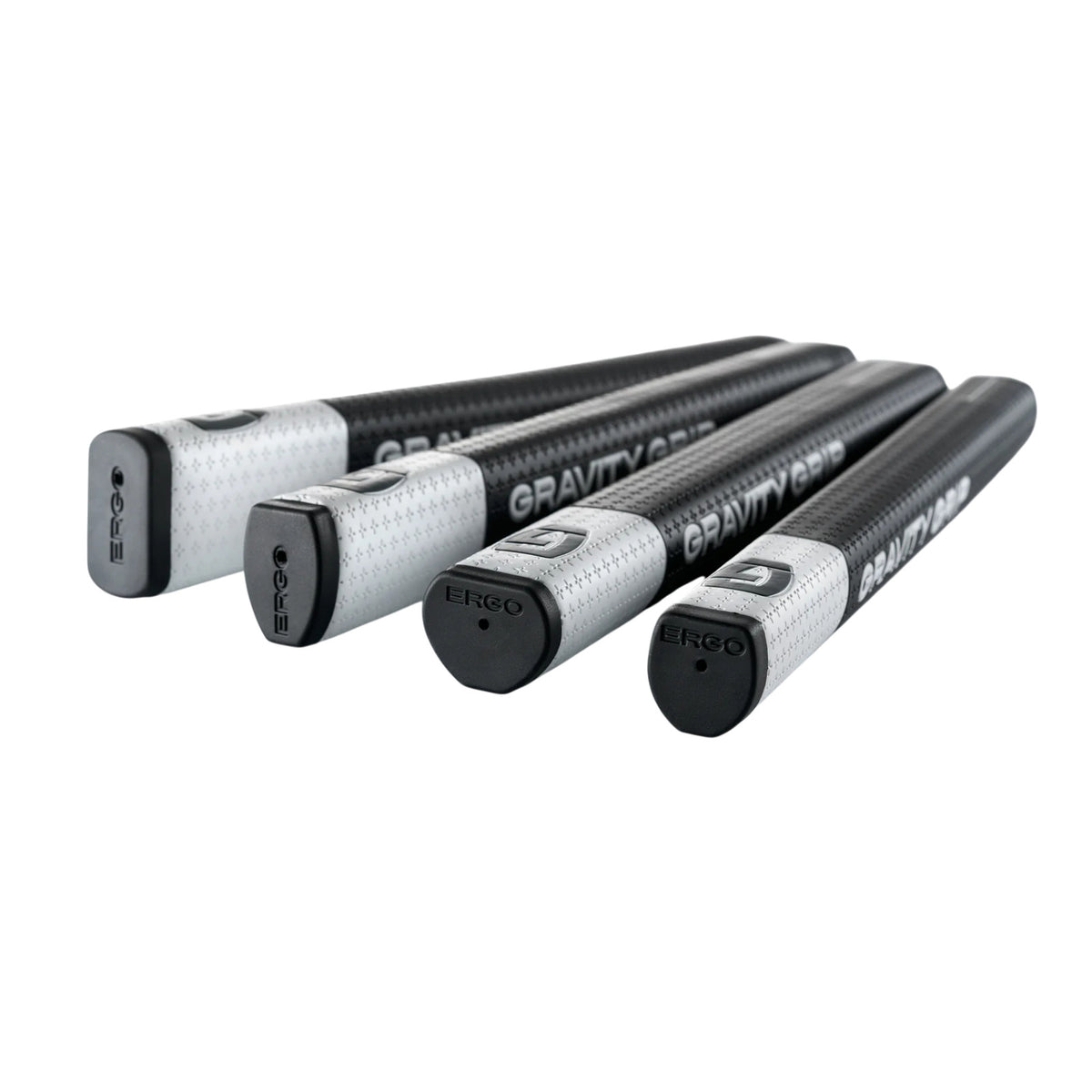 Gravity-Weighted Putter Grip Set for Golf - Black & White, Multiple Shapes