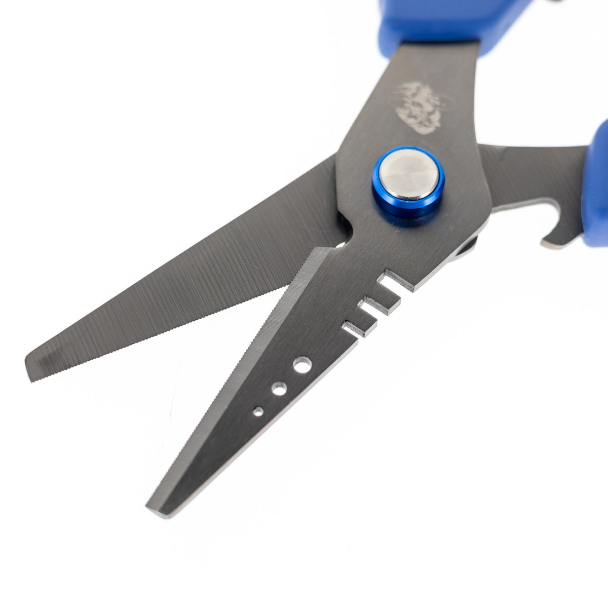 Fishing Line Cutting Shears with Sheath, Multi-Tool for Braid, Mono, Fluorocarbon