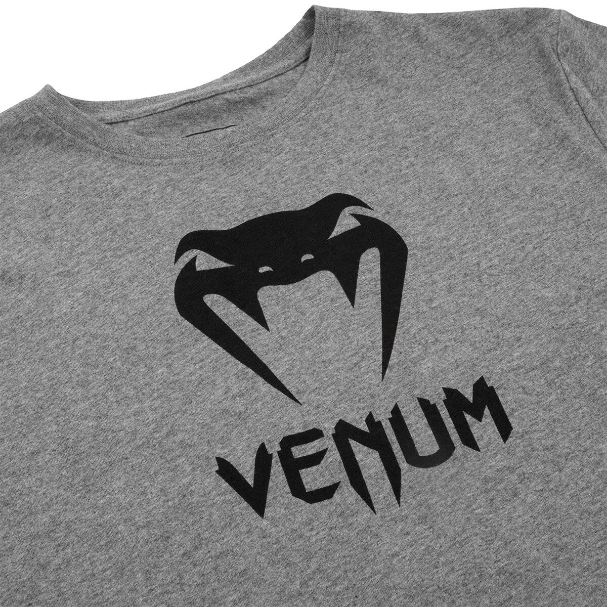 Venum Classic Short Sleeve T-Shirt - Heather Gray Casual Athletic Tee