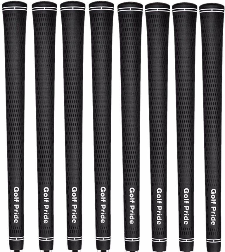 Golf Pride Tour Velvet Undersize Golf Grip Set of 8 Black White Ribbed .580