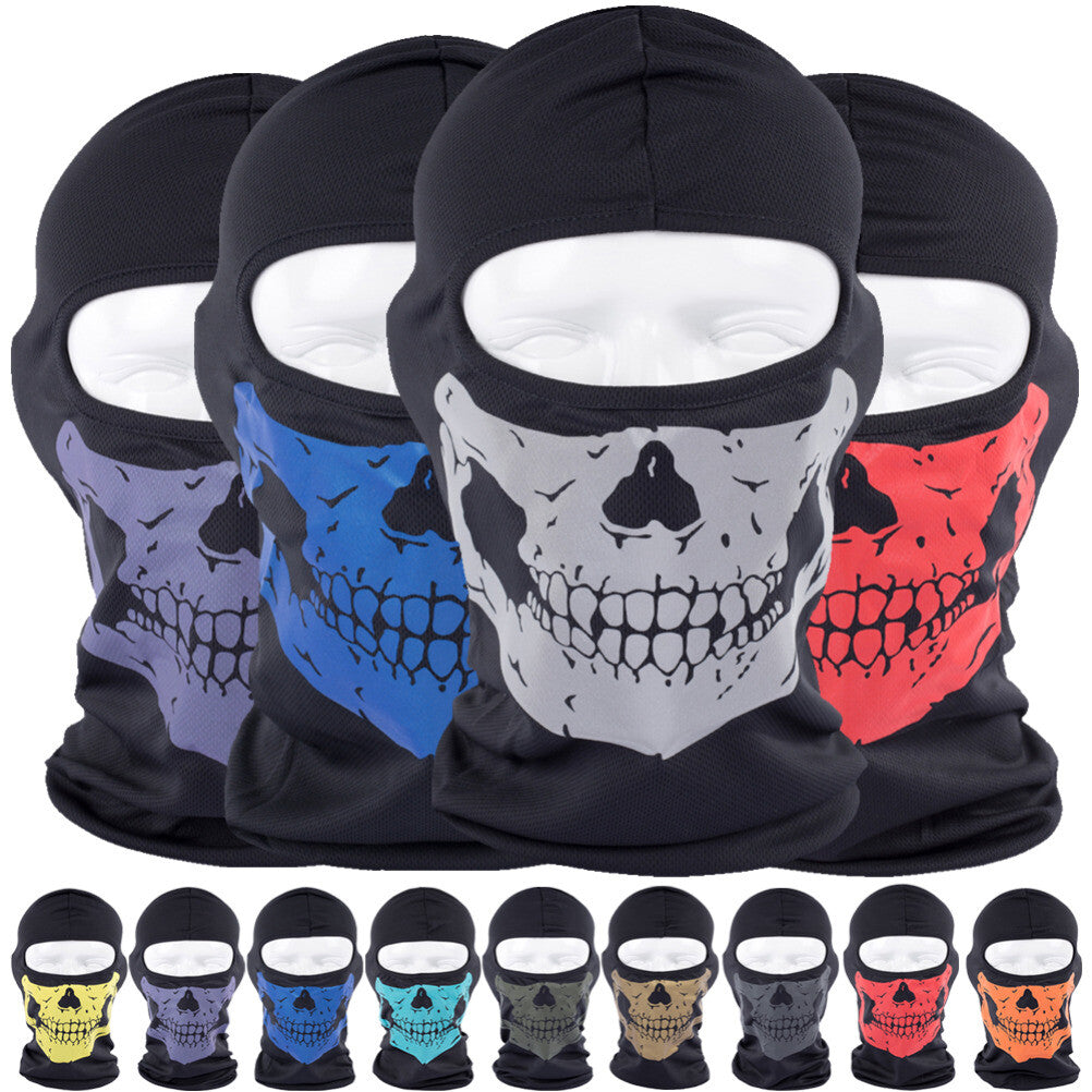 Full Face Skull Balaclava Mask for Cycling Motorcycle Halloween Protective Gear