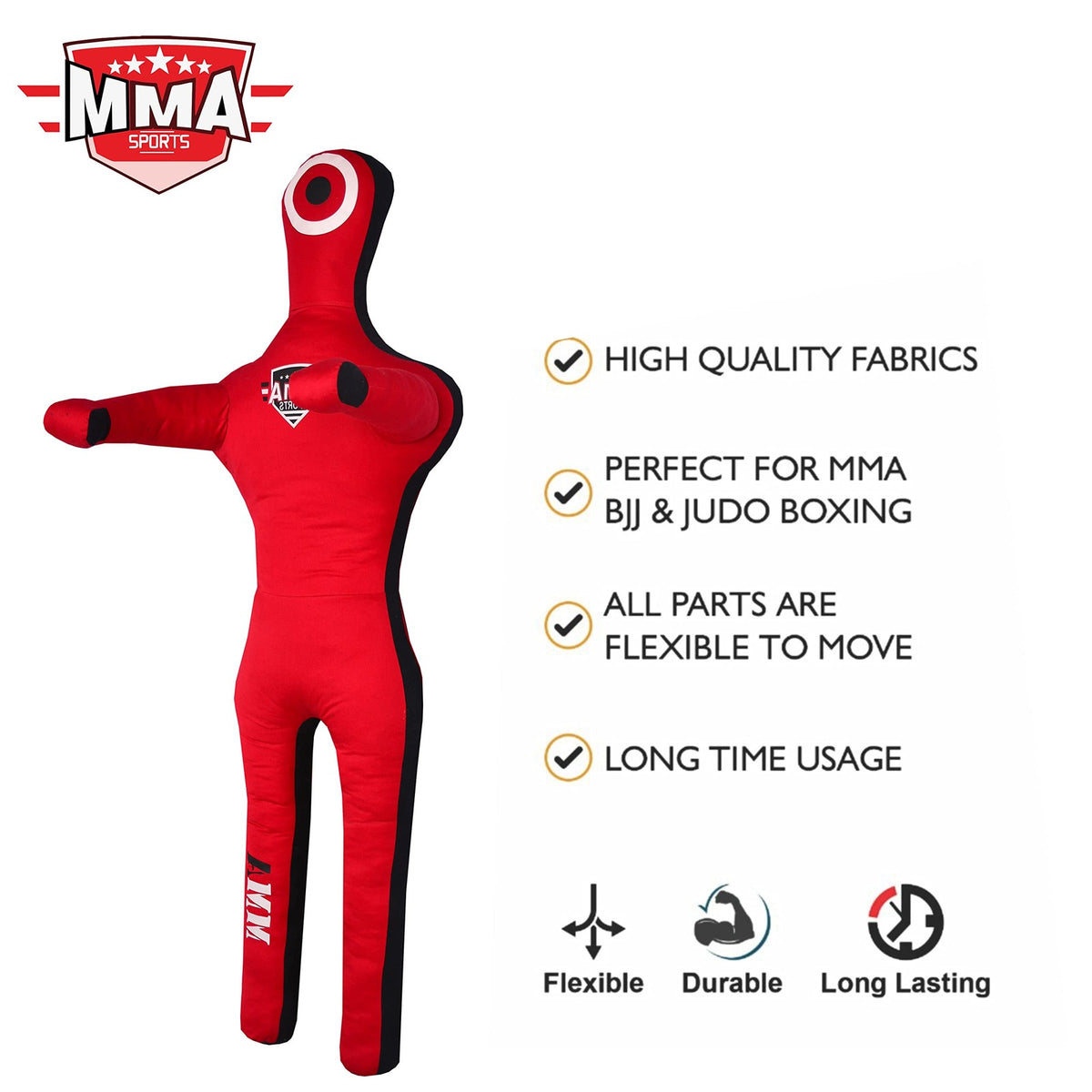 6FT Kids Grappling Dummy for Martial Arts Training - Wrestling, Jiu-Jitsu, MMA