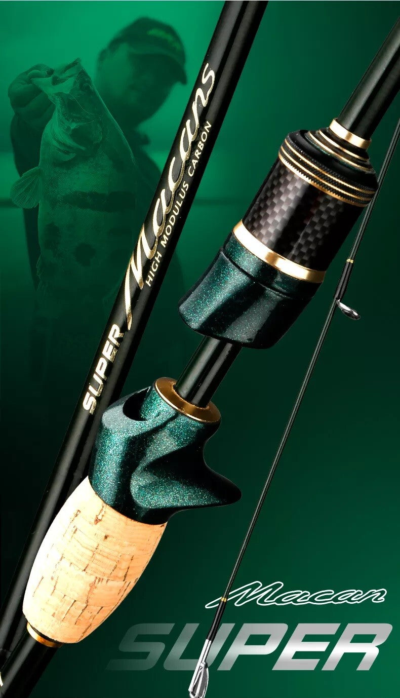 Ultralight Carbon Fishing Rods - Spinning & Casting, Travel Lengths 6-8 ft