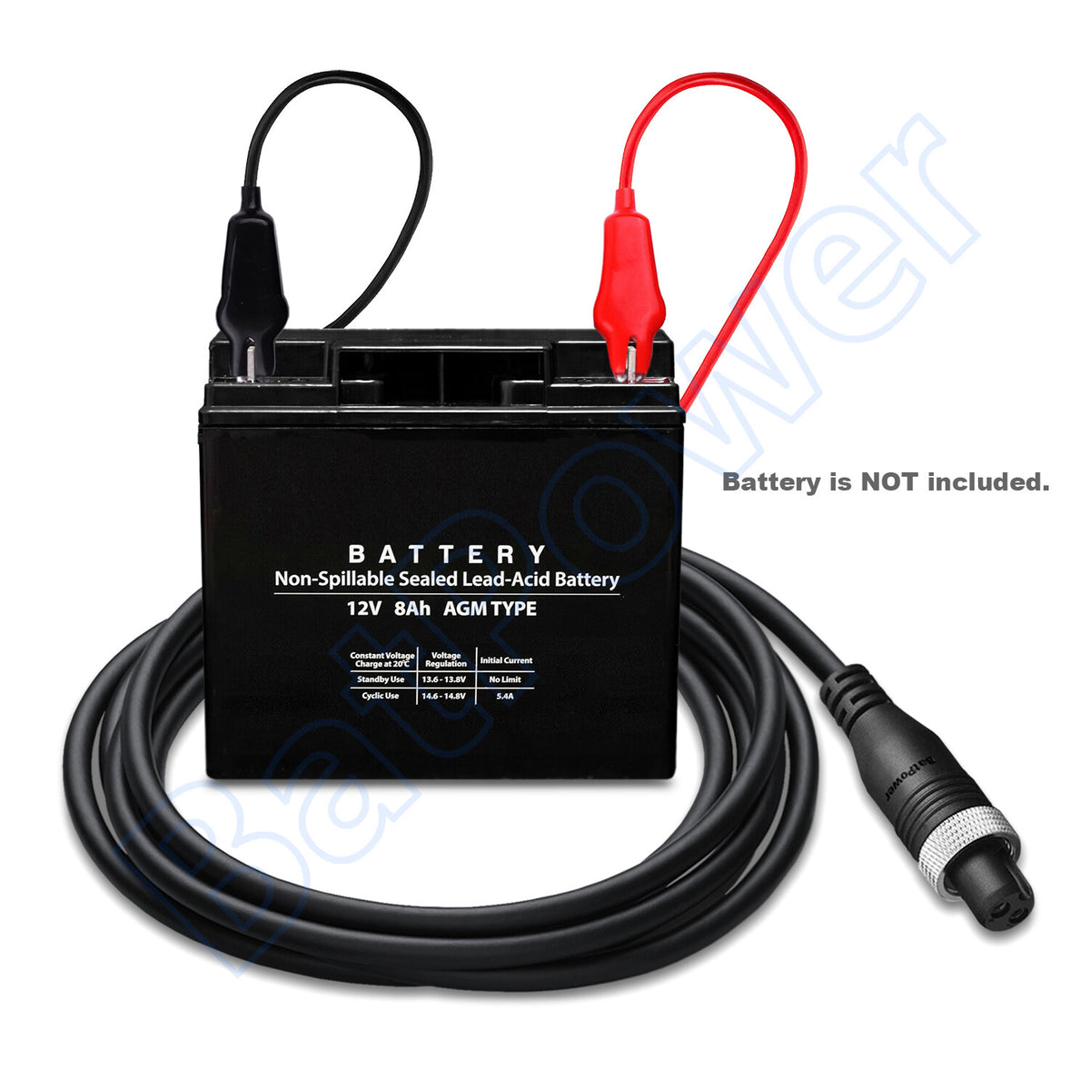 Electric Reel Power Cable for Shimano & Daiwa Fishing Reels, 6.6-18FT