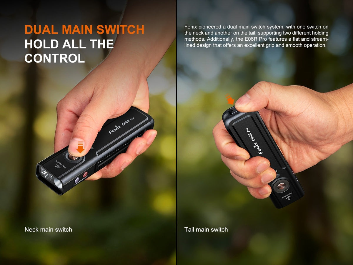 Rechargeable LED Flashlight with UV and Laser - 1600 Lumens, Multi-Mode, Compact EDC Tool