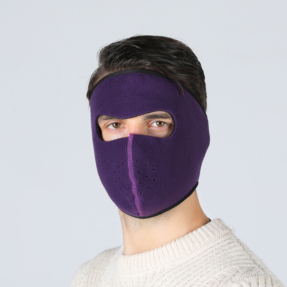 Winter Full Face Mask Thermal Fleece Ski Mask Windproof Neck Warmer