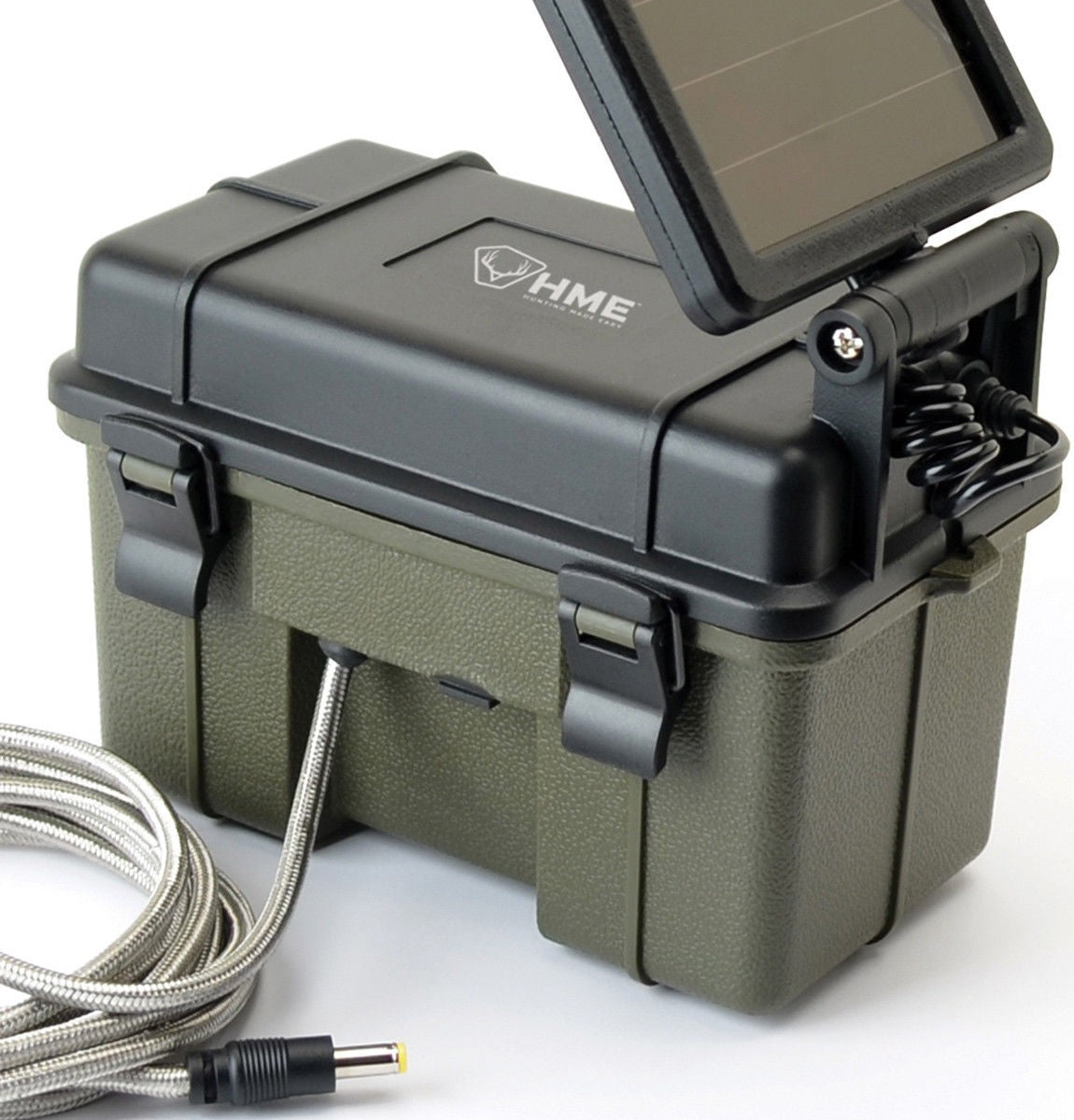 12V Solar Power Pack for Trail Cameras - Weatherproof Auxiliary Battery