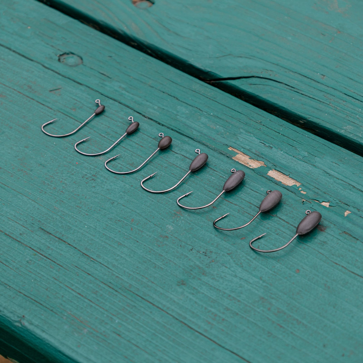 Reaction Tackle Tungsten Tube Jig Heads 5-Pack for Bass Fishing - Multiple Weights