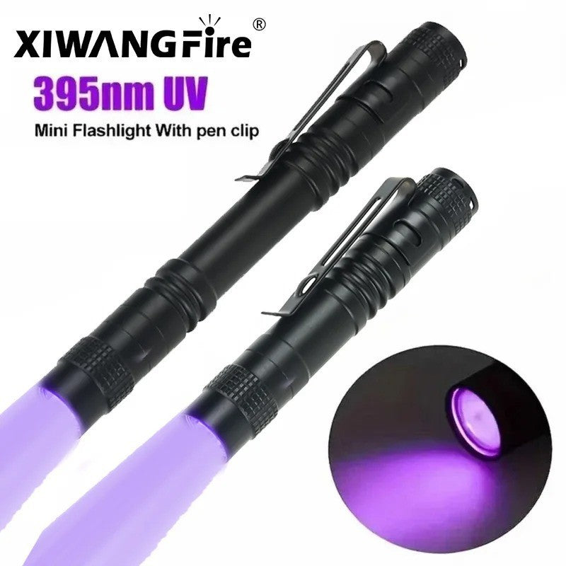UV Pen Light 395nm Black Light Portable UV Flashlight Mini for Scorpions Pets Detection