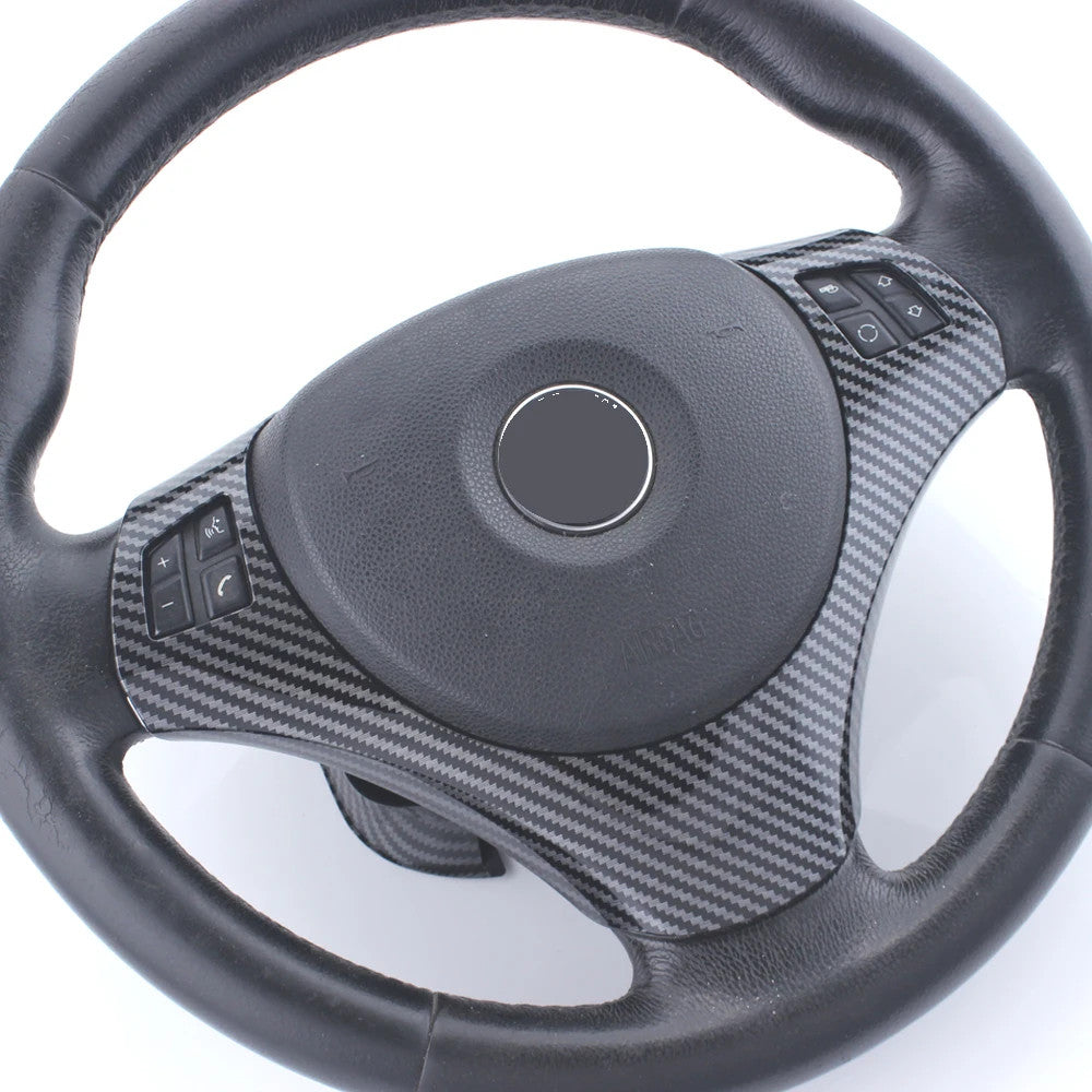 Carbon Fiber Car Steering Wheel Cover Trim for BMW 1 Series 3 Series